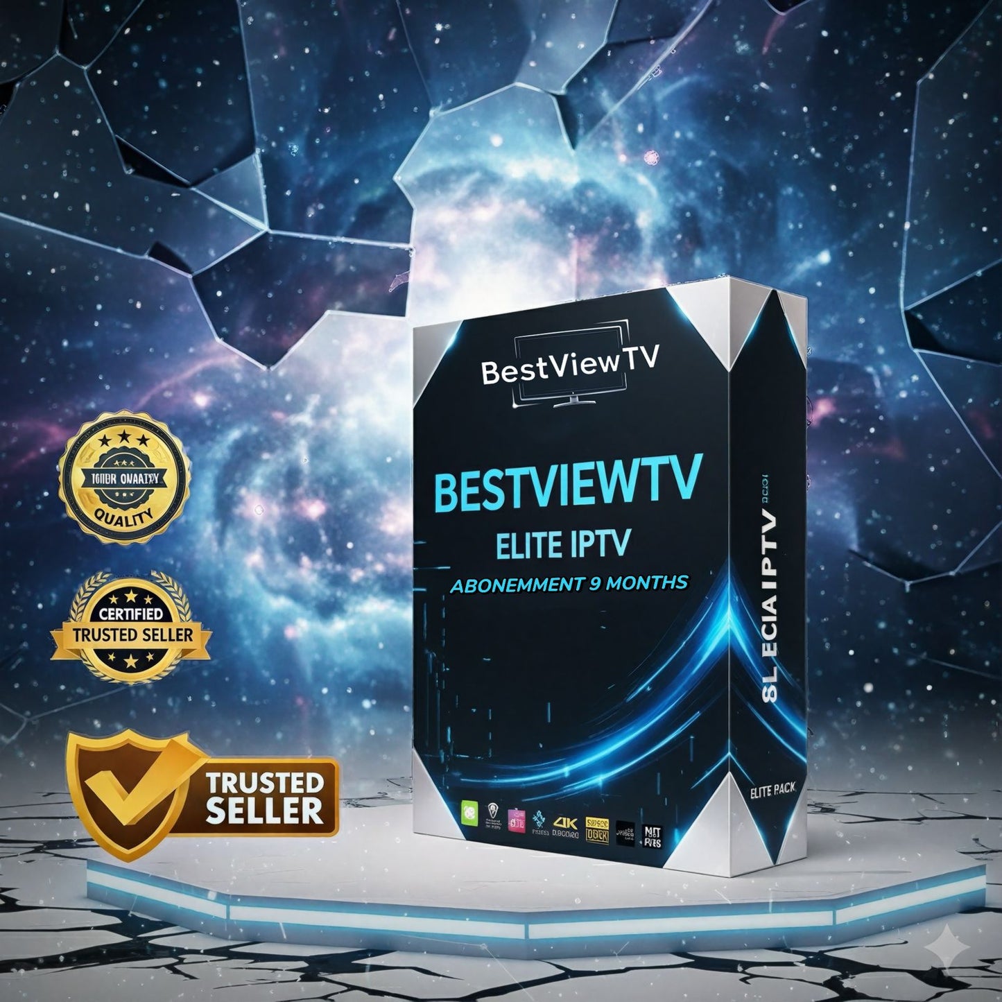 9-MONTH SUBSCRIPTION BESTVIEWTV ELITE IPTV PACK:
Movie Channels – Sports Channels – HD Content – European Pricing