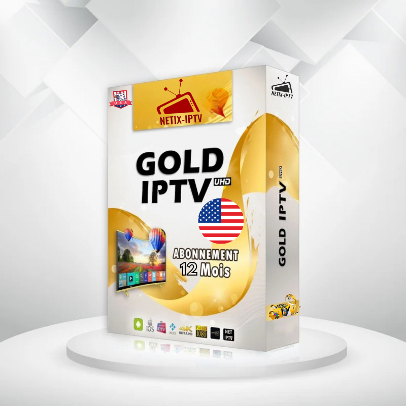 ABONNEMENT PACK IPTV GOLD – 12 Months at $49.99 – All-In-One Streaming: NFL, NBA, MLB and Authentic American Content!
